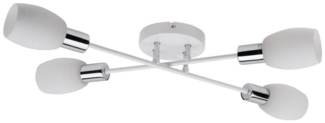 SPOT Light Tosca Deckenleuchte 4xE14 40W Weiss/Chrom
