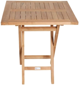 Gartentisch Riva , Echtholz , Holzfarben , 70 x 75 x 70 cm