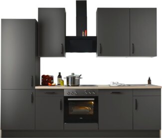 wiho Küchen Küchenzeile "Simi", mit verstellbaren Füßen, Breite 280 cm, wahlweise mit E-Geräten, Soft-Close-Funktion in Schubkästen & Auszügen