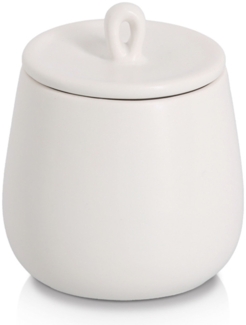 ZELLER 19394 Gewürzdose 220 ml aus Keramik, weiß