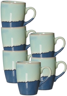 Ritzenhoff & Breker Matos Henkelbecher 310 ml Grün 6er Set