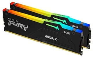 KINGSTON 64GB 5600MHz DDR5 CL40 DIMM Kit of 2 FURY Beast RGB