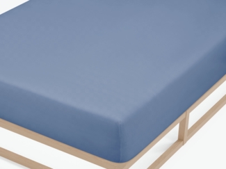 biberna Feinjersey-Spannbetttuch 0077144, blau, 1x 140x200 cm - 160x200 cm
