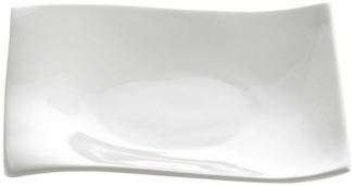 Teller MOTION eckig 15 cm / Desserteller / Vorspeisenteller / Kuchenteller / White Basics