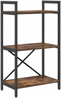 vidaXL Bücherregal Geräucherte Eiche 56 x 34 x 96 cm Holzwerkstoff 883876