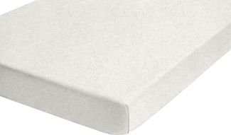 biberna Melange-Flanell Spannbetttuch 0841380 MELANGE UNI, grau, 1x 140x200 cm - 160x200 cm