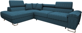 Ecksofa Cotere Cord (Farbe: Poso 05, Seite: Links)