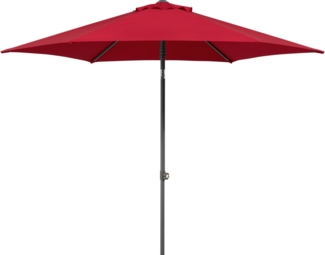 Sonnenschirm Sevilla 270/6 rund, Ø ca. 270 cm rot