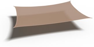 Coolfit Sonnensegel rechteckig, sand