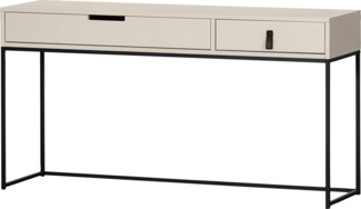 WOOOD Schreibtisch Silas, viel Stauraum, zwei Schubladen, H 74 cm x B 140 cm