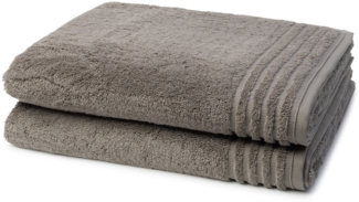 Vossen Vienna Style Supersoft 2 tlg. Frottier-Set - 2 X Duschtuch (67 X 140cm) - 620 g/m2 - Pepplestone