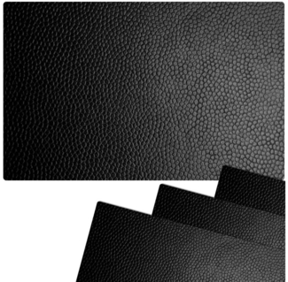 matches21 HOME & HOBBY Platzset Abwaschbare Tischsets 4er Set Leder-Optik schwarz, (4-St), Platzsets als Tisch-Untersetzer und Tisch-Deko für Esstisch Teller