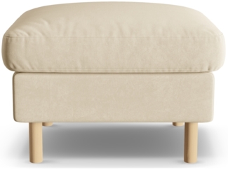 Micadoni Hocker Aliya 1-Sitzer Samt Nude