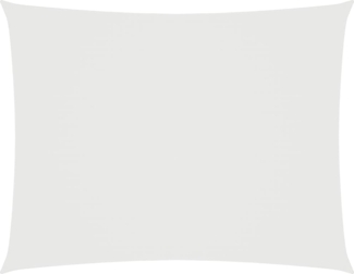 vidaXL Sonnensegel Oxford-Gewebe Rechteckig 3x5 m Weiß 135267