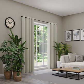 Neutex for you! Verdunkelungsvorhang INSULA (1 St), Ösen, abdunkelnd, Uni-Dimout für starke Verdunklung, nach Maß