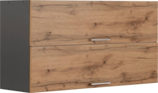 KOCHSTATION Klapphängeschrank KS-Colmar 110 cm, mit Metallgriff, für viel Stauraum