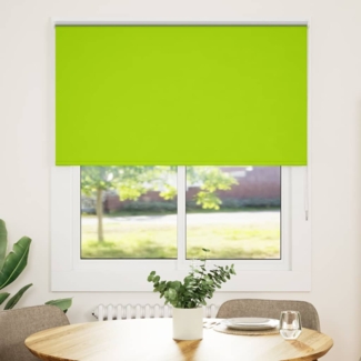vidaXL Verdunkelungsrollo Grün 135x150cm Stoffbreite 131,6cm Polyester 4011265