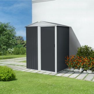 HOME DELUXE Geräteschuppen aus verzinktem Stahl BOHIO S - 151 x 189 cm