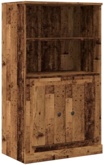 vidaXL Highboard Altholz-Optik 60x35,5x103,5 cm Holzwerkstoff 857147