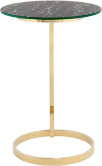 Beistelltisch Kasimir 525 Gold / Schwarz