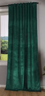 Gardinenbox Vorhang (1 St), verdecketeSchlaufen, verdunkelnd, Samt, Verdunkelung Schal »Milano« Samt blickdicht Tunneldurchzug kürzbar 203