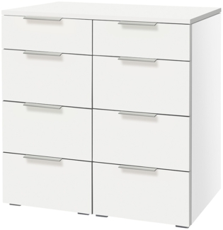 Hasena Kommode Quatrine weiss Weiss teilmontiert