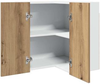 vidaXL Eck-Hängeschrank Artisan-Eiche 57x57x60 cm Holzwerkstoff 856123