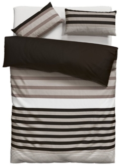 H.I.S Bettwäsche Majoran, Linon, 2 teilig, gestreifte Bettwäsche in verschiedenen Qualitäten