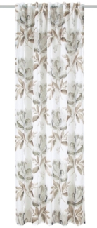 Neusser Collection Verdunklungsschal mit Gardinenband taupe 135x245 cm