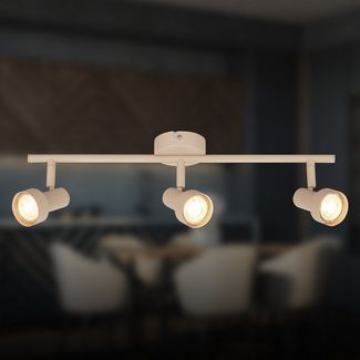 Briloner Leuchten LED Deckenspots TAPP, ohne Leuchtmittel, 47,5x12,5 cm, Wohnzimmer, Schlafzimmer, Flur, Büro
