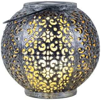 LED Solarleuchte, Kunststoff, Hängeleuchte, H 17 cm