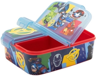 Marvel Kinder Brotdose – Lunchbox mit 3 Fächern & tollem Design