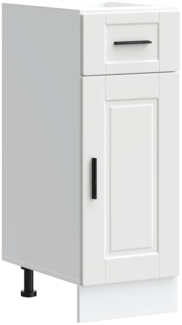 vidaXL Küchenunterschrank Porto Weiß Holzwerkstoff 853937