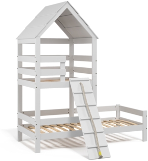 Hausbett Teddy Weiß 90x200 cm Vitalispa