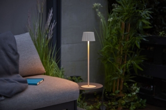 Northpoint LED Tischleuchte 3in1 Flaschenleuchte warmweiß RGB dimmbar Innen Außen