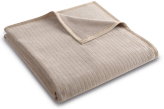 Wohndecke Feel mit schöner Hoch-Tief-Struktur, Biederlack, Made in Germany