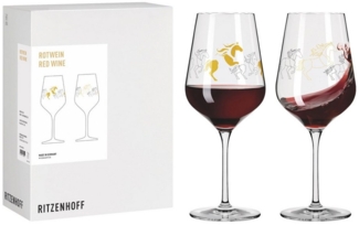 Ritzenhoff Weinglas Reitgold, Kristallglas