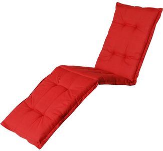 Allibert Liegenauflage Basic ca. 200 x 65 cm rot 50 % Baumwolle, 50 % Polyester