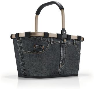 Reisenthel Carrybag Einkaufskorb Frame Jeans Dark Grey - Blau