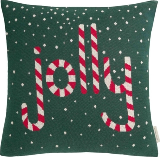 TOM TAILOR Kissenhülle WEIHNACHTSKISSEN Zierkissenhülle, (1 Stück), 45x45 cm in Grün