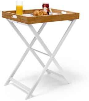 Tabletttisch Holz & Bambus 72 cm 10019176