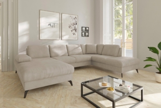 sit&more Wohnlandschaft Morris Jubi U-Form, B: 300 cm, mit Armteilfunktion & 1 Zierkissen, optional Bettfunktion