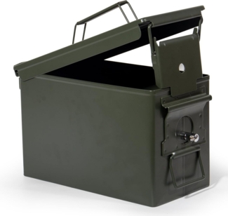 Zedelmaier Aufbewahrungsbox Munitionskiste, Ammo Box, Patronenbox, Aufbewahrungsbox für Lithiumbatterien, Munition