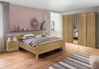 WIEMANN Holzbett Bern, 4-fach Liegehöhenverstellung