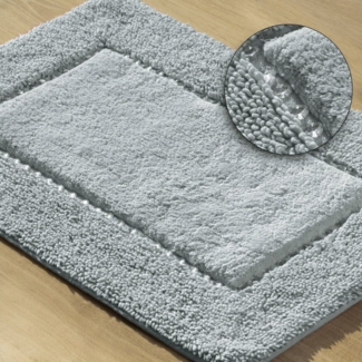 Eurofirany Teppich CHICK Eleganter Teppich Design Badematte Badeteppich Kristalle, dekorativer Bettvorleger 50x70 cm 60x90 cm Baumwolle