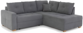 Ecksofa Herford / Heidelberg , Stoff , Grau , 228 x 94 x 199 cm