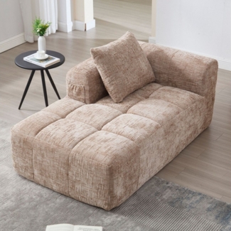 LVHOM Ecksofa Modulares Chaiselongue-Sofa-Set(Polsterliege+Doppelsofa), separat kann, 160x90x60cm(LxBxH), mehr-in-1 Design,Kombinierbar zu L-Form, U-Form, Bett, Ecksofa, Loungesofa, Polsterecke, Schlafsofa, Platzsparend & Ohne Montage, für Wohnzimmer,S...
