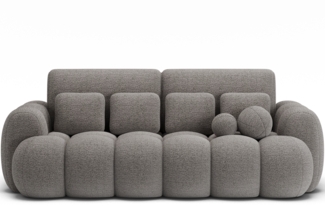 Eltap Cotonn Sofa (Royal 20) mit Schlaffunktion, Beige, 119 x 105 x 256 cm