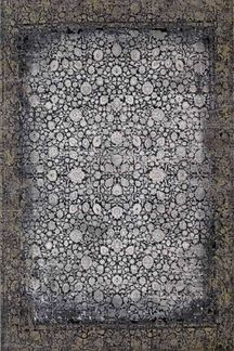 Teppich Läufer 100 x 200 cm Acryl Grau 88781109 [en. casa]