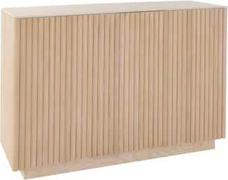 homsy by Ana Johnson Sideboard Solva, Holzoptik aus Esche, geriffelte Front, Keramikplatte, Breite 119 cm